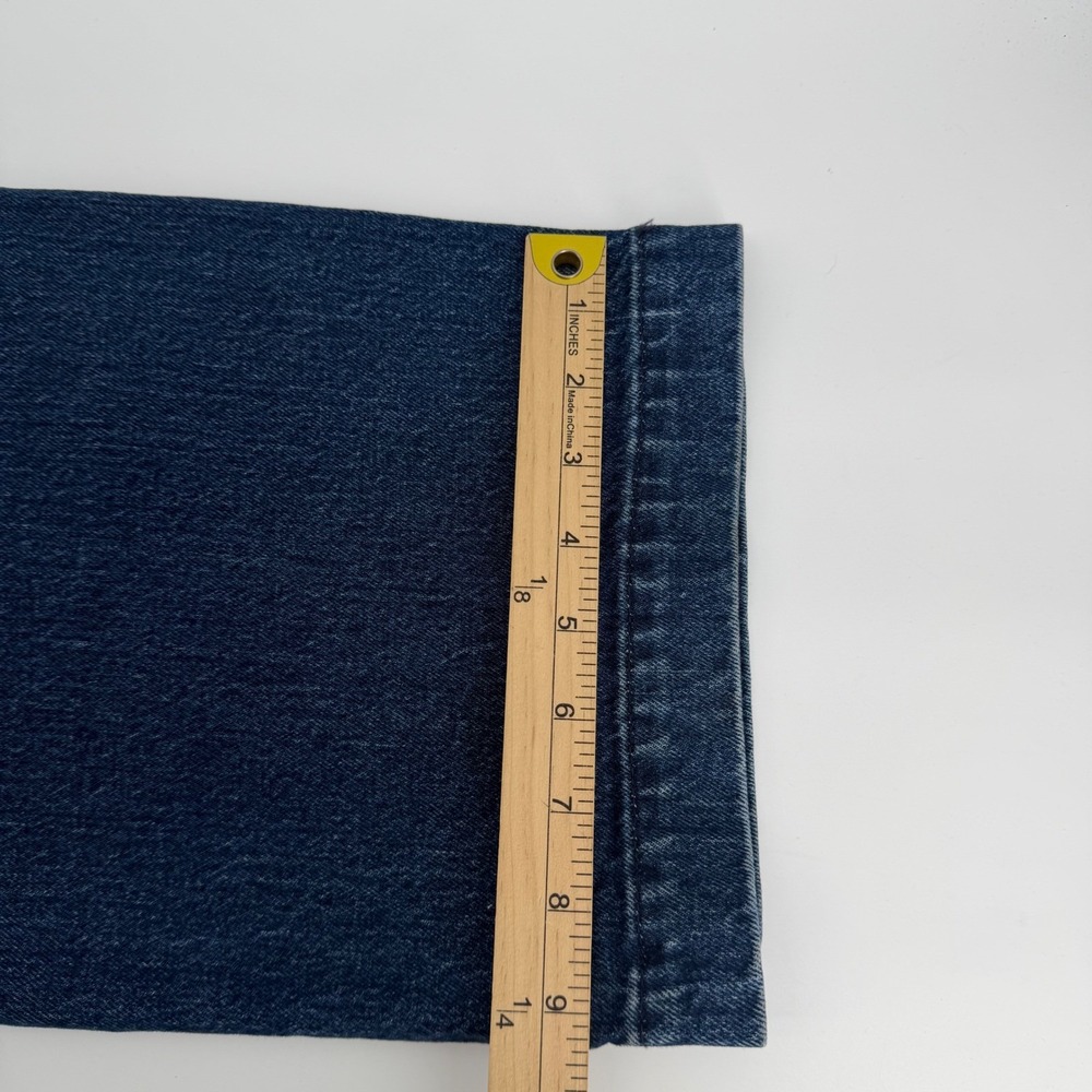 Abercrombie & Fitch 90s Relaxed Jean Women 30/10S Dark Blue High Rise Curve Love - Picture 9 of 9